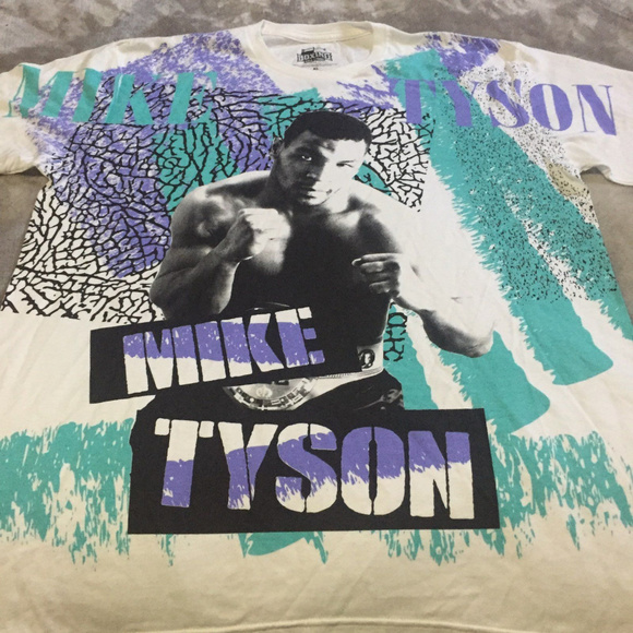 Mike Tyson 90s Style Vintage Style T-shirt - Picture 3 of 3